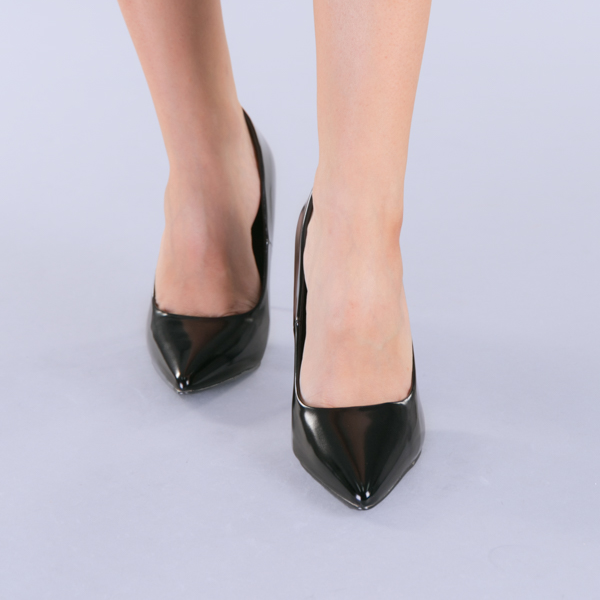 Γυναικεία παπούτσια Gliss μαύρα, 2 - Kalapod.gr